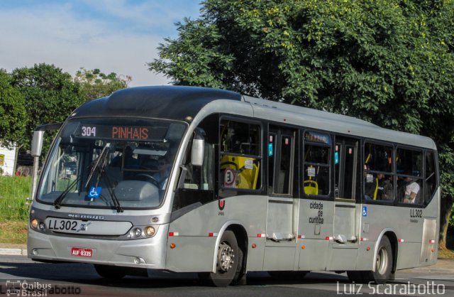 Araucária Transportes Coletivos LL302 na cidade de Curitiba, Paraná, Brasil, por Luiz Scarabotto . ID da foto: 4095552.