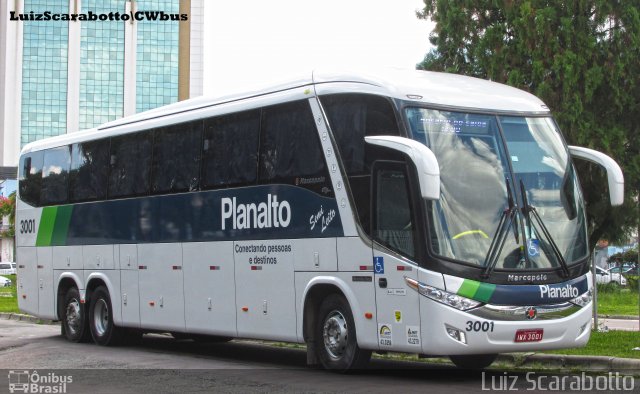 Planalto Transportes 3001 na cidade de Curitiba, Paraná, Brasil, por Luiz Scarabotto . Número da foto: #4094669.