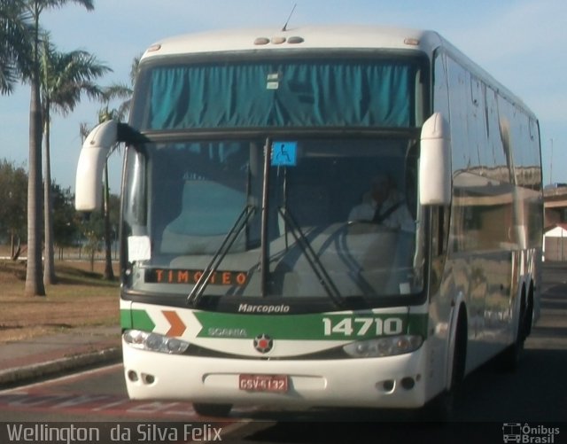 Cia. São Geraldo de Viação 14710 na cidade de Vitória, Espírito Santo, Brasil, por Wellington  da Silva Felix. ID da foto: 4094677.