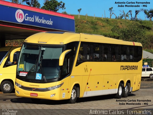 Viação Itapemirim 60563 na cidade de João Monlevade, Minas Gerais, Brasil, por Antonio Carlos Fernandes. ID da foto: 4038503.