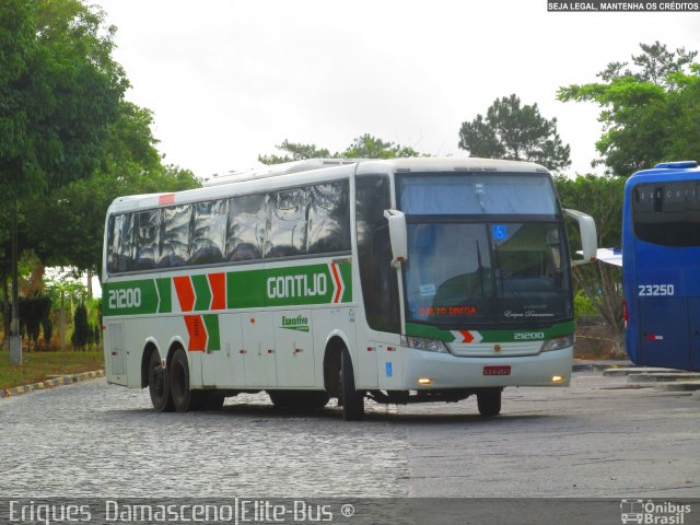 Empresa Gontijo de Transportes 21200 na cidade de Eunápolis, Bahia, Brasil, por Eriques  Damasceno. Número da foto: #4038412.