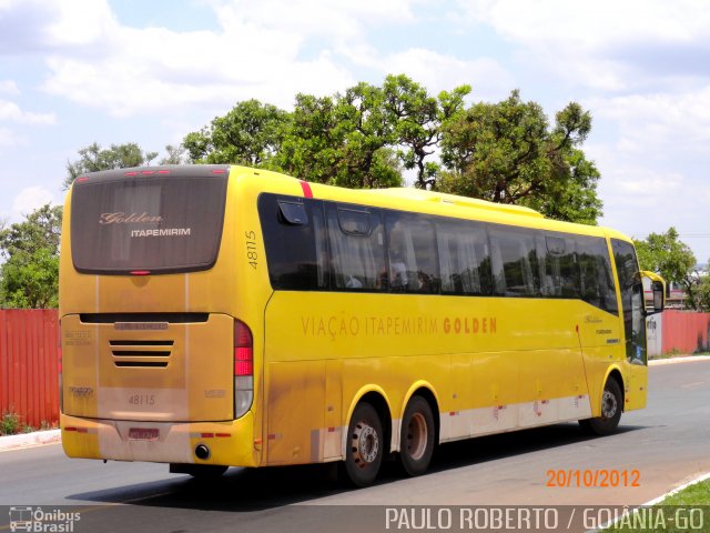 Viação Itapemirim 48115 na cidade de Brasília, Distrito Federal, Brasil, por Paulo Roberto de Morais Amorim. Número da foto: #4037687.