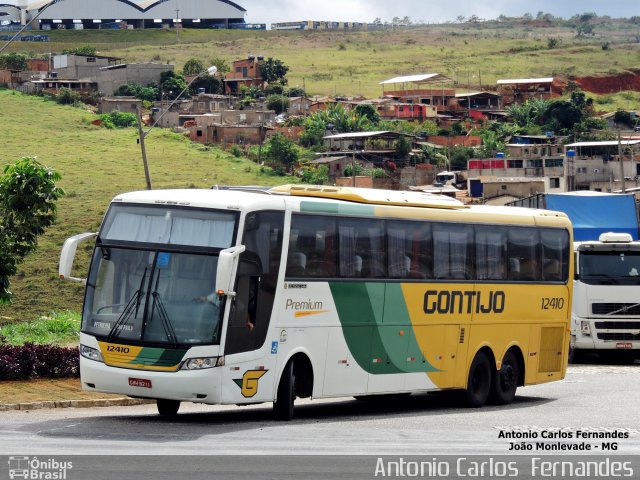 Empresa Gontijo de Transportes 12410 na cidade de João Monlevade, Minas Gerais, Brasil, por Antonio Carlos Fernandes. ID da foto: 4037574.