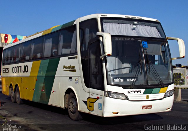 Empresa Gontijo de Transportes 12335 na cidade de Rio de Janeiro, Rio de Janeiro, Brasil, por Gabriel Batista. ID da foto: 4038743.