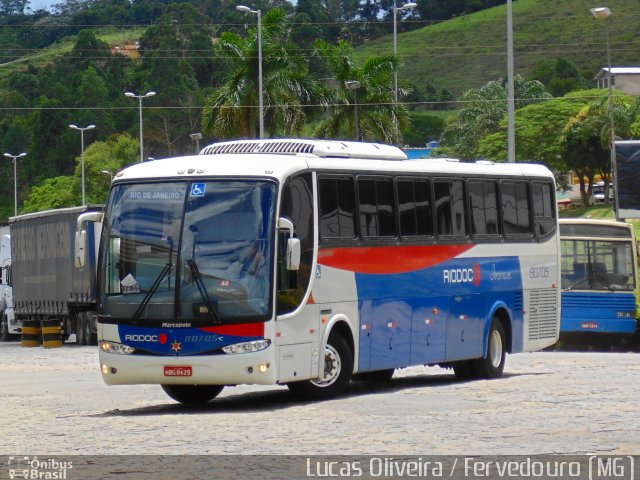 Viação Riodoce 80705 na cidade de Fervedouro, Minas Gerais, Brasil, por Lucas Oliveira. ID da foto: 4038220.