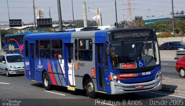 Real Transportes Metropolitanos 35.059 na cidade de São Paulo, São Paulo, Brasil, por Cristiano Soares da Silva. ID da foto: 4037528.