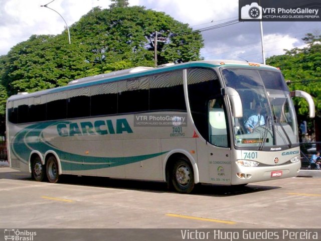 Viação Garcia 7401 na cidade de Maringá, Paraná, Brasil, por Victor Hugo Guedes Pereira. Número da foto: #4039889.