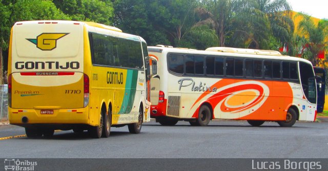 Empresa Gontijo de Transportes 11710 na cidade de Uberaba, Minas Gerais, Brasil, por Lucas Borges . ID da foto: 4040187.