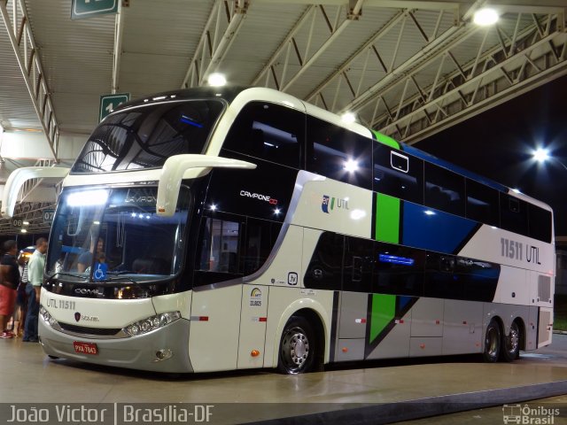 UTIL - União Transporte Interestadual de Luxo 11511 na cidade de Brasília, Distrito Federal, Brasil, por João Victor. Número da foto: #4041039.