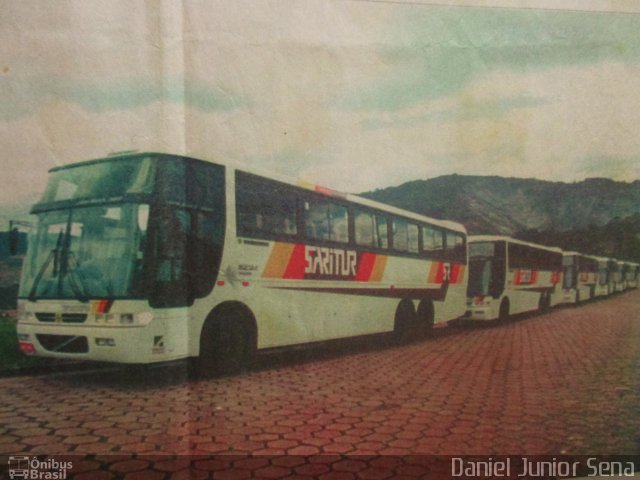 Saritur - Santa Rita Transporte Urbano e Rodoviário 9600 na cidade de Itabira, Minas Gerais, Brasil, por Daniel Junior Sena. Número da foto: #4040533.
