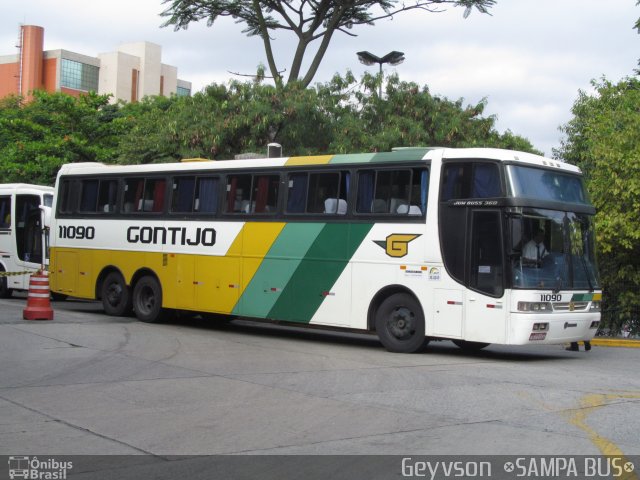 Empresa Gontijo de Transportes 11090 na cidade de São Paulo, São Paulo, Brasil, por José Geyvson da Silva. ID da foto: 4039861.