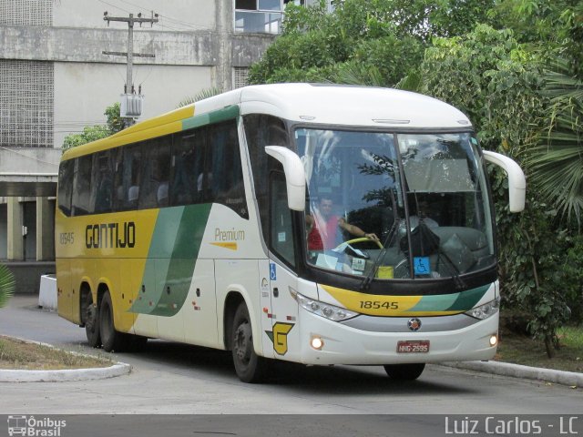 Empresa Gontijo de Transportes 18545 na cidade de Recife, Pernambuco, Brasil, por Luiz Carlos de Santana. Número da foto: #4041761.