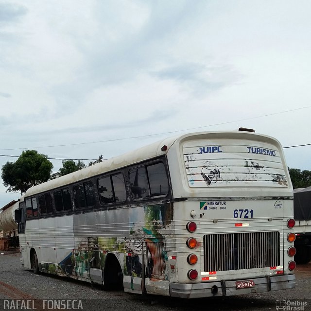 Ônibus Particulares 6721 na cidade de Patos de Minas, Minas Gerais, Brasil, por RAFAEL  JUNIO FONSECA. ID da foto: 4042104.