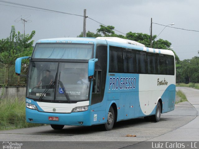 Auto Viação Progresso 6129 na cidade de Recife, Pernambuco, Brasil, por Luiz Carlos de Santana. Número da foto: #4041746.