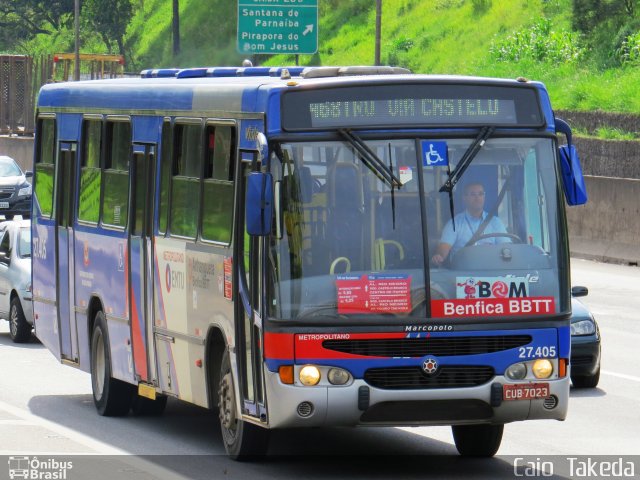 BBTT - Benfica Barueri Transporte e Turismo 27.405 na cidade de Barueri, São Paulo, Brasil, por Caio  Takeda. Número da foto: #4041894.