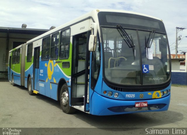 Metropolitana Transportes e Serviços 11025 na cidade de Vila Velha, Espírito Santo, Brasil, por Saimom  Lima. ID da foto: 4041246.