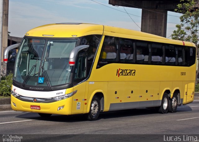 Kaissara - Viação Caiçara 15010 na cidade de Rio de Janeiro, Rio de Janeiro, Brasil, por Lucas Lima. ID da foto: 4042430.