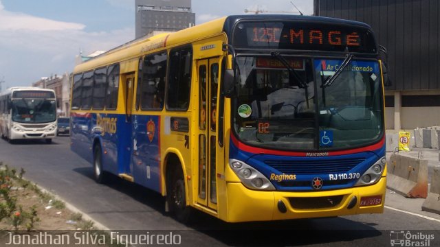 Auto Viação Reginas RJ 110.370 na cidade de Rio de Janeiro, Rio de Janeiro, Brasil, por Jonathan Silva Figueiredo. Número da foto: #4041384.