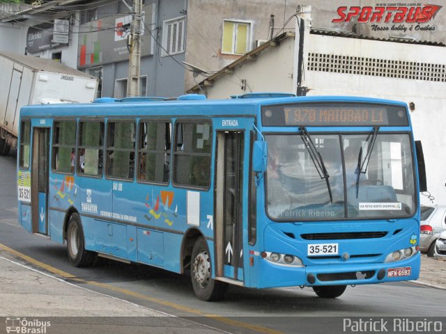 Taguatur - Taguatinga Transporte e Turismo 35-521 na cidade de São Luís, Maranhão, Brasil, por Patrick Ribeiro. Número da foto: #4042804.