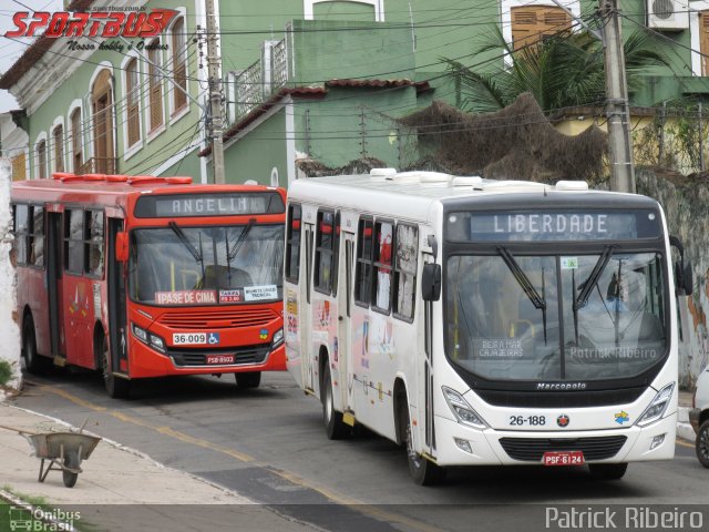 Viação Gonçalves 26-188 na cidade de São Luís, Maranhão, Brasil, por Patrick Ribeiro. Número da foto: #4042800.