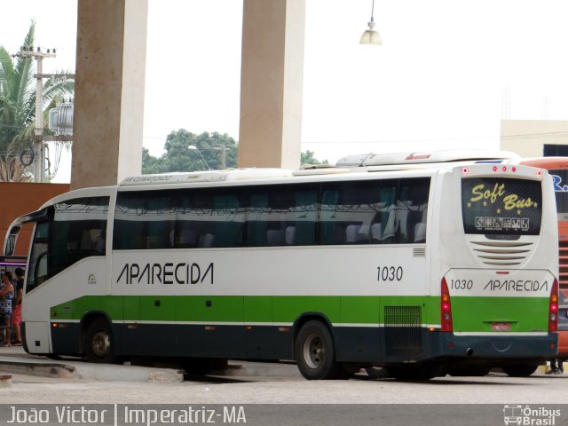 Viação Nossa Senhora Aparecida 1030 na cidade de Imperatriz, Maranhão, Brasil, por João Victor. ID da foto: 4045039.