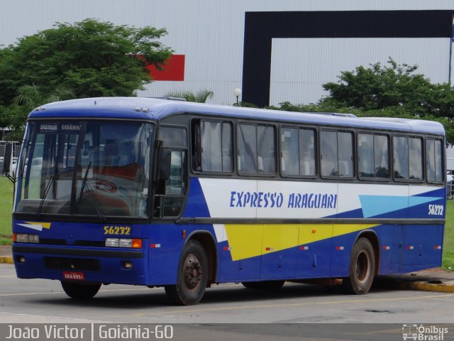 Expresso Araguari 56232 na cidade de Goiânia, Goiás, Brasil, por João Victor. ID da foto: 4044980.