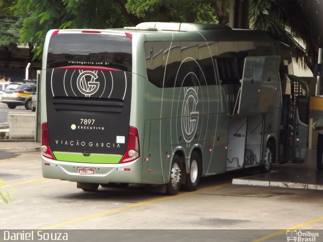 Viação Garcia 7897 na cidade de Ribeirão Preto, São Paulo, Brasil, por Daniel Souza. Número da foto: #4043541.