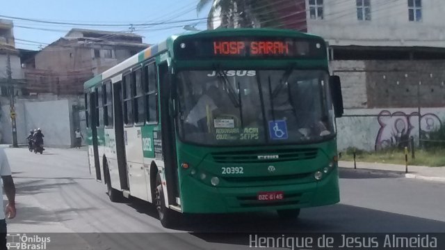 OT Trans - Ótima Salvador Transportes 20392 na cidade de Salvador, Bahia, Brasil, por Henrique de Jesus Almeida. Número da foto: #4043769.