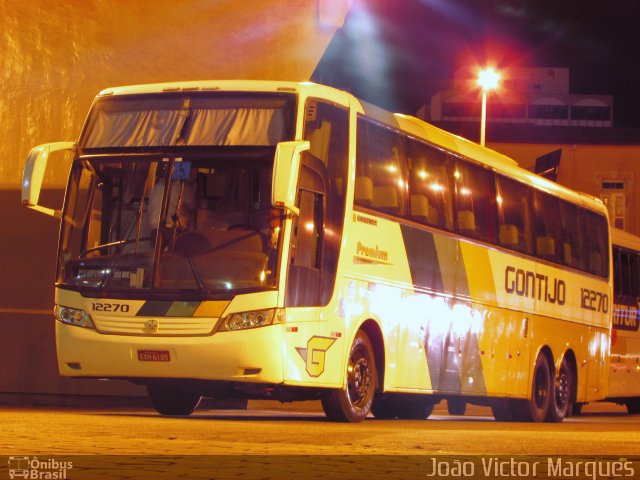 Empresa Gontijo de Transportes 12270 na cidade de Belo Horizonte, Minas Gerais, Brasil, por João Victor Marques. ID da foto: 4045186.