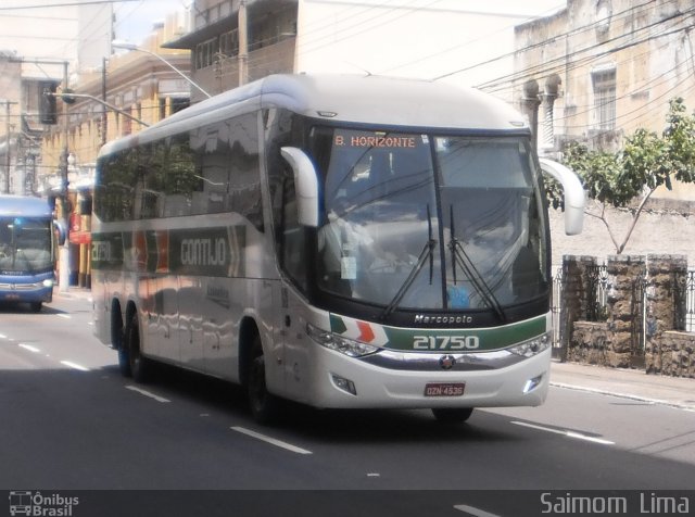 Empresa Gontijo de Transportes 21750 na cidade de Vitória, Espírito Santo, Brasil, por Saimom  Lima. Número da foto: #4044432.