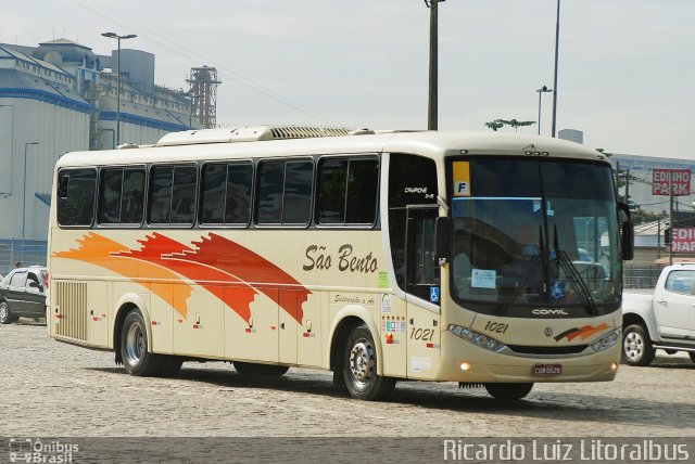 Viação São Bento Campinas - TEL Turismo 1021 na cidade de Santos, São Paulo, Brasil, por Ricardo Luiz. Número da foto: #4045598.