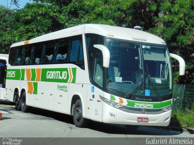 Empresa Gontijo de Transportes 21525 na cidade de São Paulo, São Paulo, Brasil, por Gabriel Almeida. Número da foto: #4045153.