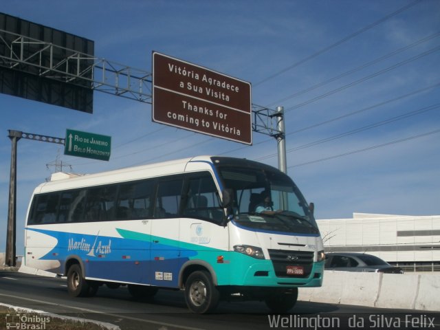 Marlim Azul Turismo 0650 na cidade de Vitória, Espírito Santo, Brasil, por Wellington  da Silva Felix. ID da foto: 4047823.