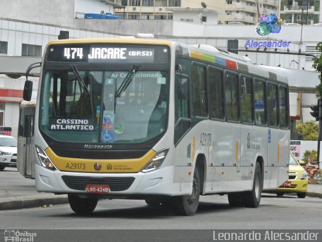 Empresa de Transportes Braso Lisboa A29173 na cidade de Rio de Janeiro, Rio de Janeiro, Brasil, por Leonardo Alecsander. ID da foto: 4046599.