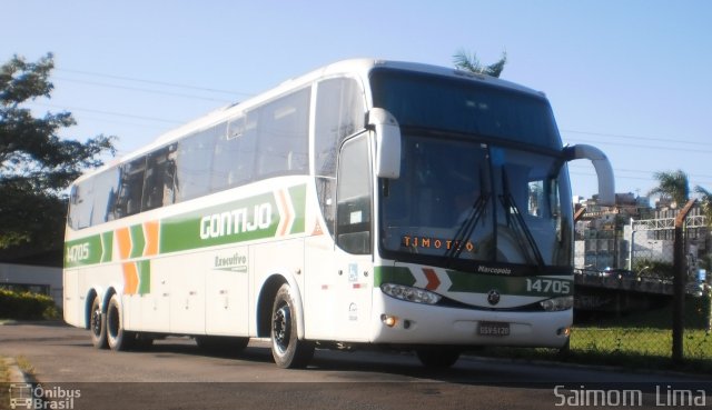 Empresa Gontijo de Transportes 14705 na cidade de Vitória, Espírito Santo, Brasil, por Saimom  Lima. Número da foto: #4046816.