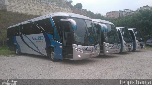 AGC Rio Turismo 5713 na cidade de Rio de Janeiro, Rio de Janeiro, Brasil, por Felipe França. Número da foto: #4047661.