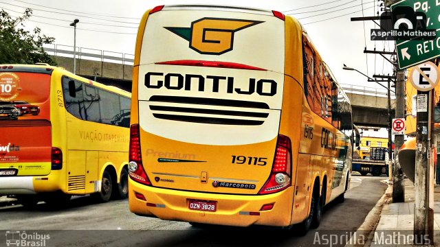 Empresa Gontijo de Transportes 19115 na cidade de São Paulo, São Paulo, Brasil, por Asprilla Matheus. Número da foto: #4047087.