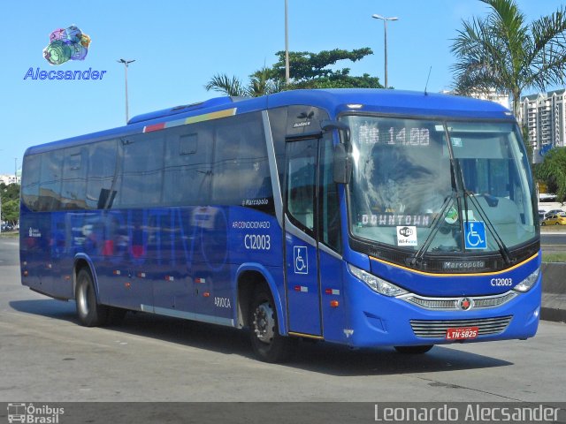 Expresso Recreio C12003 na cidade de Rio de Janeiro, Rio de Janeiro, Brasil, por Leonardo Alecsander. Número da foto: #4048177.