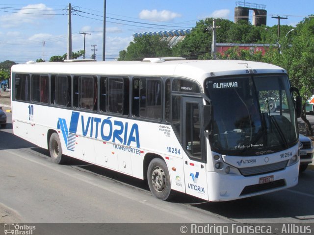 Vitória Transportes 10254 na cidade de Maceió, Alagoas, Brasil, por Rodrigo Fonseca. Número da foto: #4049453.