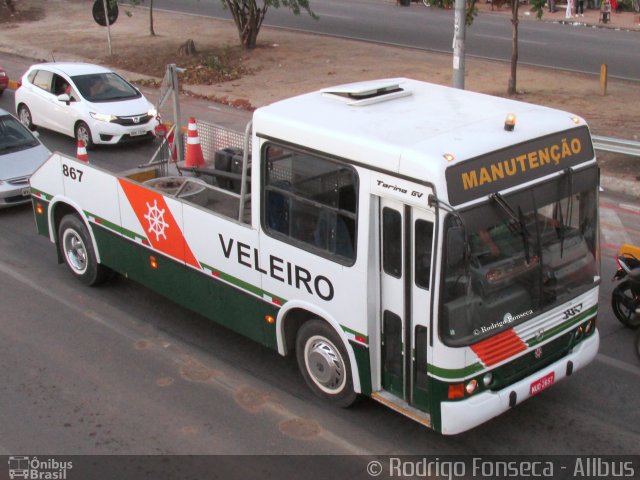 Auto Viação Veleiro 867 na cidade de Maceió, Alagoas, Brasil, por Rodrigo Fonseca. ID da foto: 4049474.