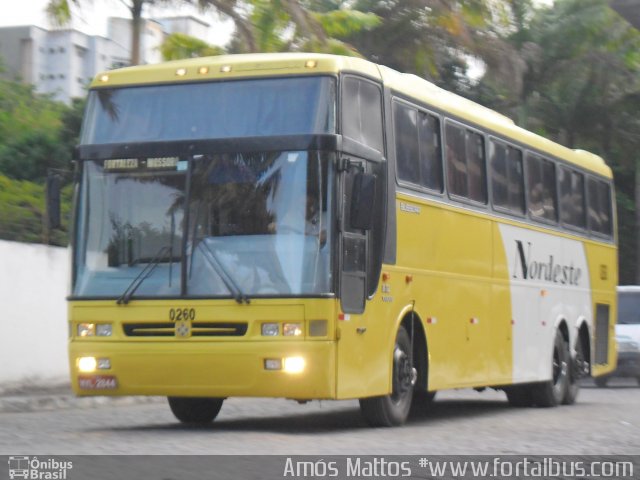 Viação Nordeste 0260 na cidade de Fortaleza, Ceará, Brasil, por Amós  Mattos. Número da foto: #4048486.