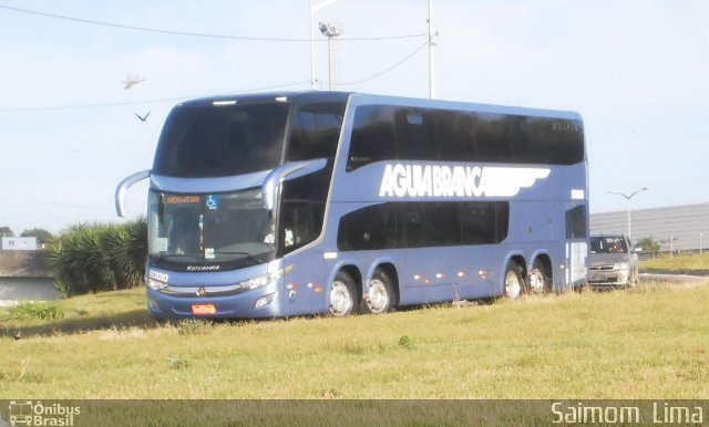 Viação Águia Branca 50010 na cidade de Vila Velha, Espírito Santo, Brasil, por Saimom  Lima. ID da foto: 4048712.