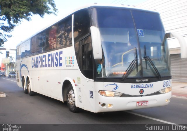 Viação Gabrielense 800 na cidade de Vila Velha, Espírito Santo, Brasil, por Saimom  Lima. ID da foto: 4048699.