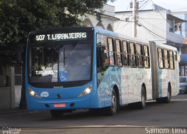 Expresso Santa Paula 16140 na cidade de Vila Velha, Espírito Santo, Brasil, por Saimom  Lima. ID da foto: 4048705.