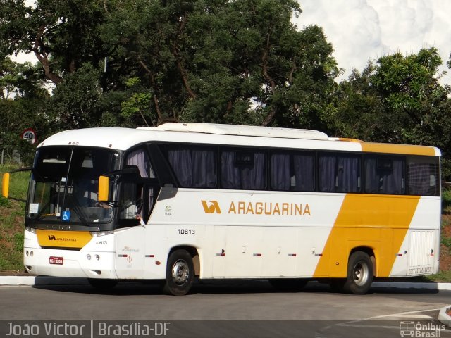 Viação Araguarina 10613 na cidade de Brasília, Distrito Federal, Brasil, por João Victor. Número da foto: #4048743.