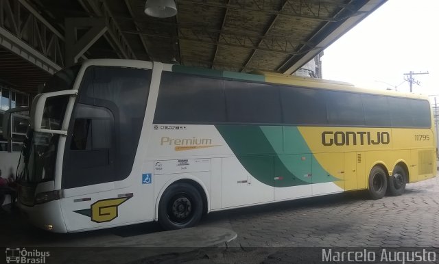Empresa Gontijo de Transportes 11795 na cidade de Ipatinga, Minas Gerais, Brasil, por Marcelo Augusto. Número da foto: #4098302.