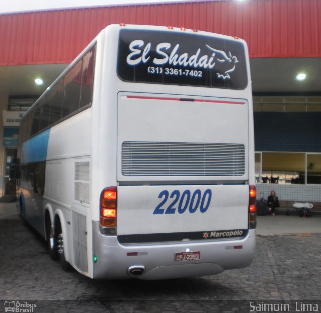 EL Shadai Turismo 22000 na cidade de Manhuaçu, Minas Gerais, Brasil, por Saimom  Lima. Número da foto: #4097796.