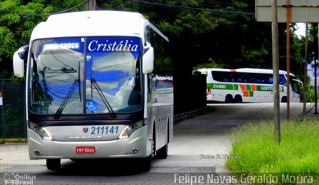 Expresso Cristália 211141 na cidade de São Paulo, São Paulo, Brasil, por Felipe Navas Geraldo Moura . Número da foto: #4097371.