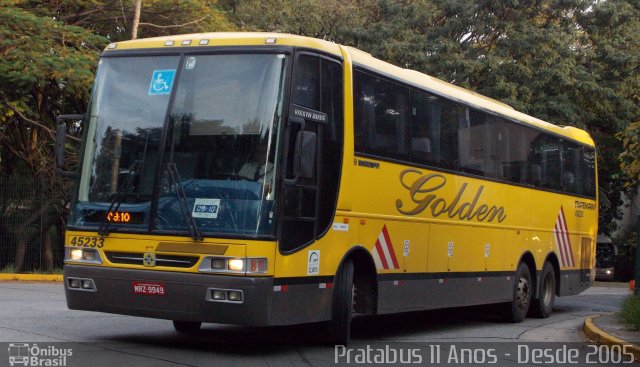 Viação Itapemirim 45233 na cidade de São Paulo, São Paulo, Brasil, por Cristiano Soares da Silva. ID da foto: 4115802.