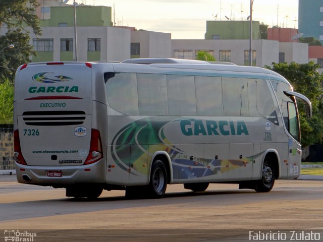 Viação Garcia 7326 na cidade de Maringá, Paraná, Brasil, por Fabricio do Nascimento Zulato. Número da foto: #4115969.